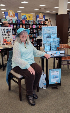 JW Capek at a book signing